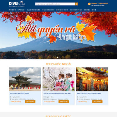 Mẫu web du lịch 03