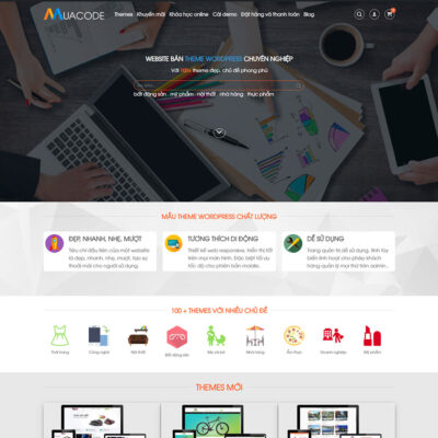Theme wordpress dịch vụ mua bán code