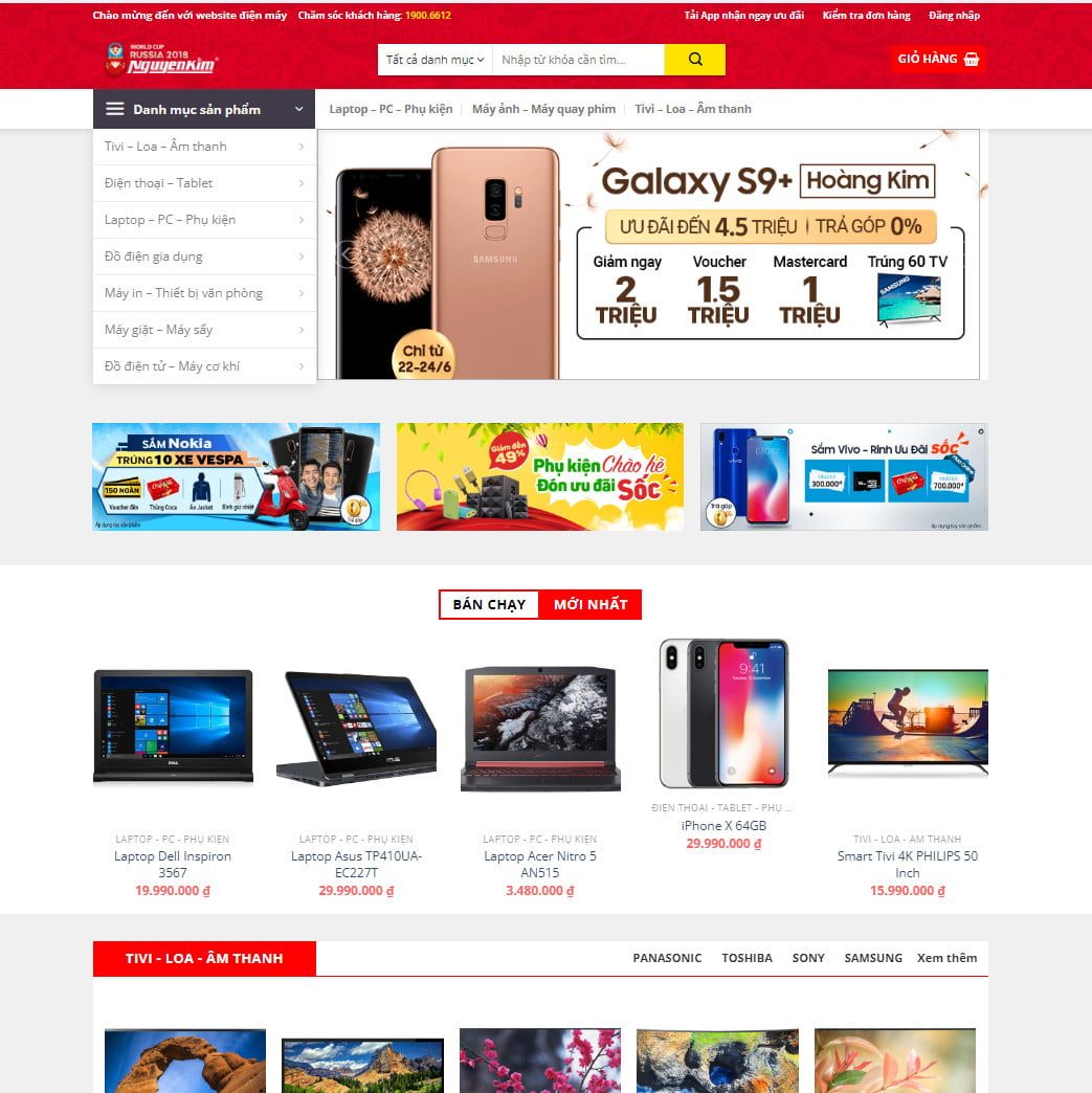 Theme wordpress điện máy 04