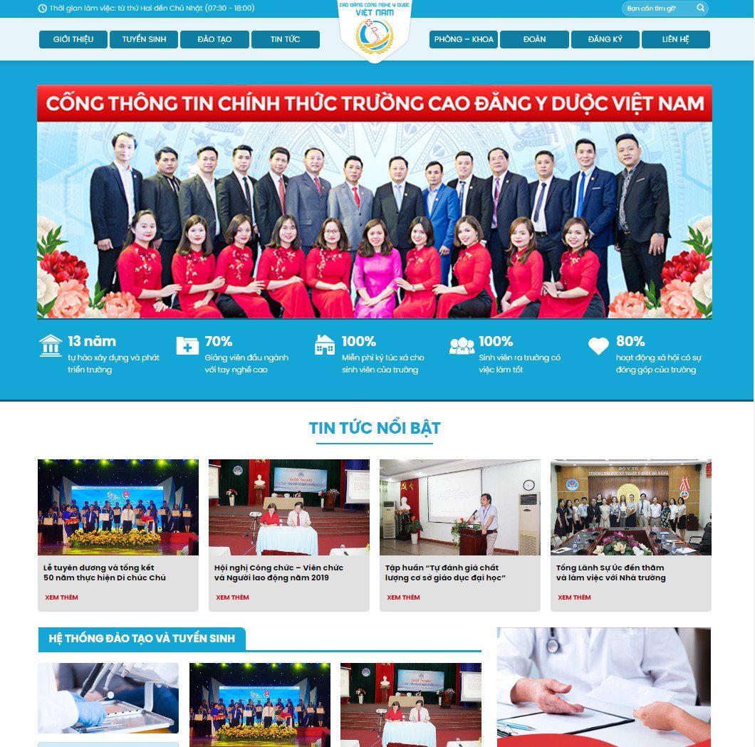Theme wordpress trường học 01