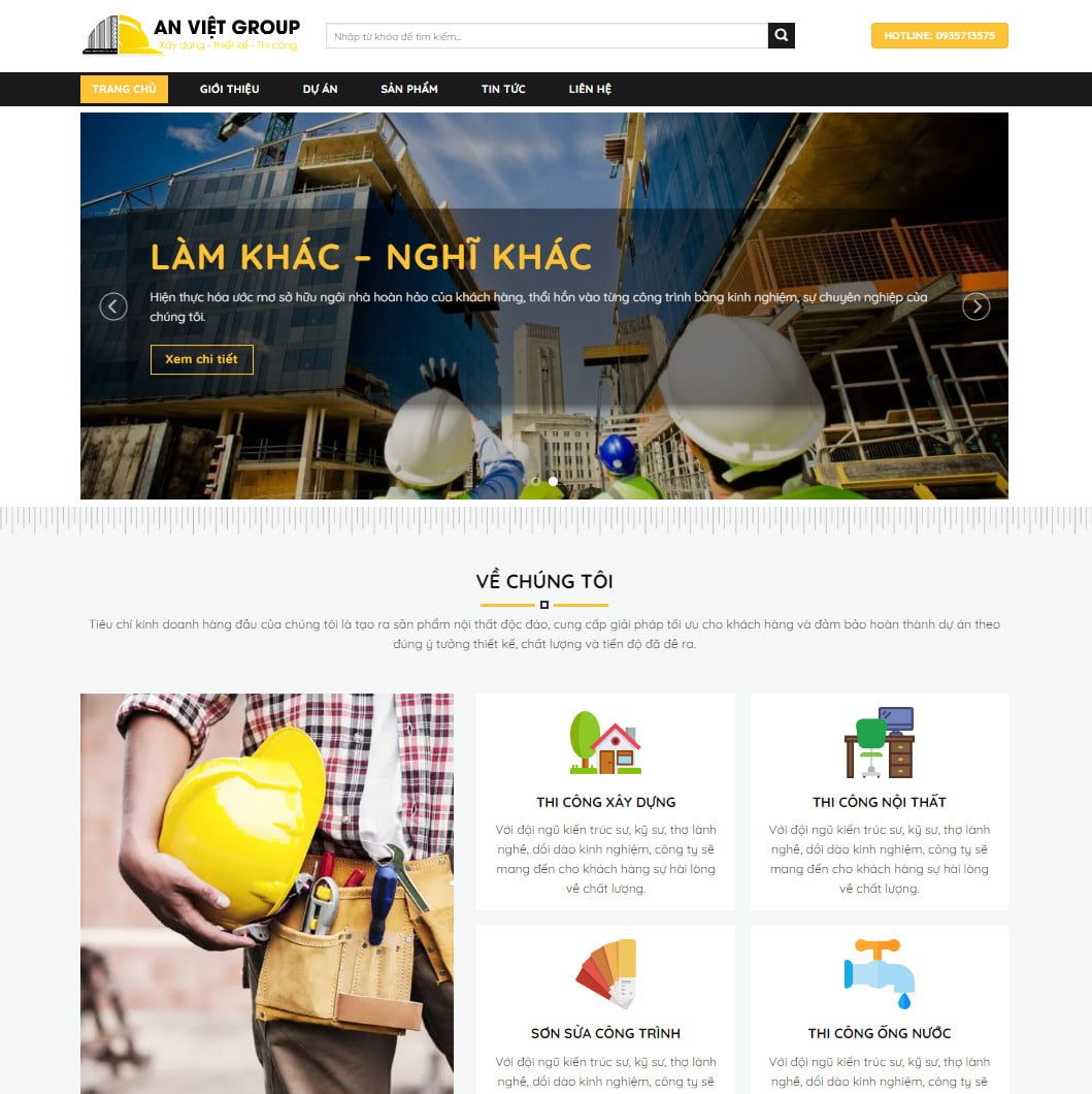 Theme wordpress xây dựng 05