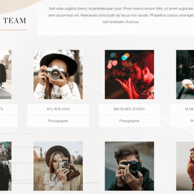Giao diện Portfolio Làm Nghề Quay Chụp